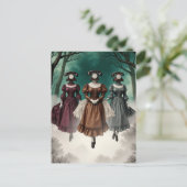 Telephone Ladies Briefkaart (Staand voorkant)