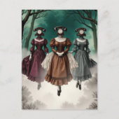 Telephone Ladies Briefkaart (Voorkant)