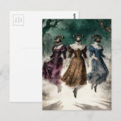 Telephone Ladies Levitating Briefkaart (Voorkant / Achterkant)