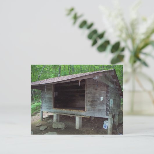 Telephone Pioneers Shelter Appalachian Trail Briefkaart (Staand voorkant)