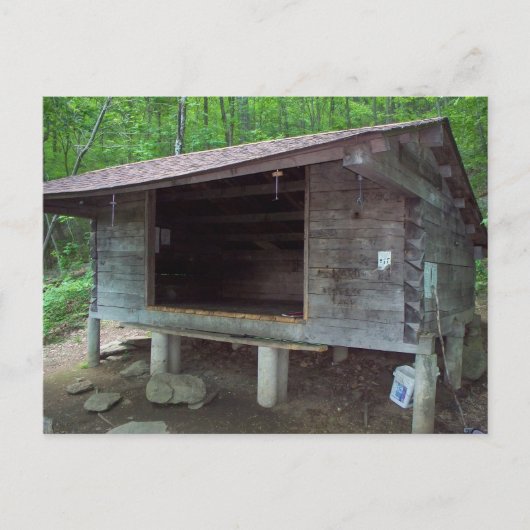 Telephone Pioneers Shelter Appalachian Trail Briefkaart (Voorkant)