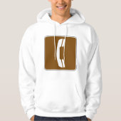 Telephone Road Sign Hoodie (Voorkant)