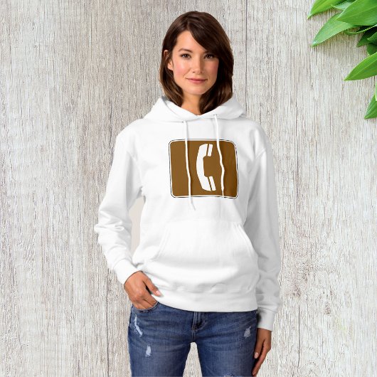 Telephone Road Sign Hoodie