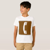 Telephone Road Sign T-shirt (Voorkant volledig)