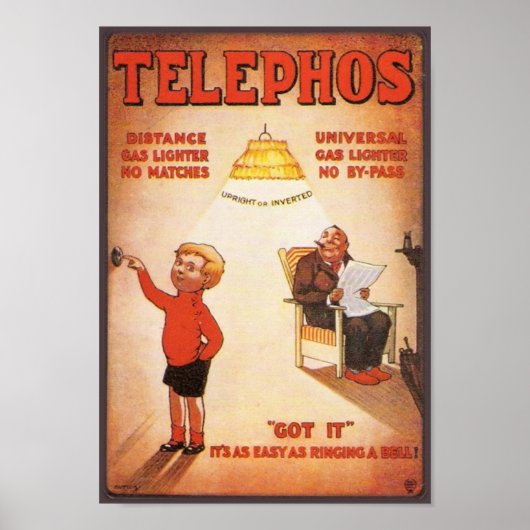 Telephos lichten poster (Voorkant)
