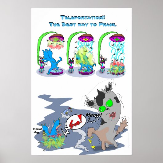 Teleportatie! De beste manier om Prank te vinden. Poster (Voorkant)