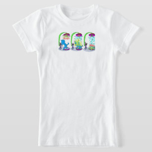 Teleportatie Syfy Schroef-up hond T-shirt