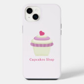 Telerhoesje met Cupcake iPhone Hoesje (Achterkant)