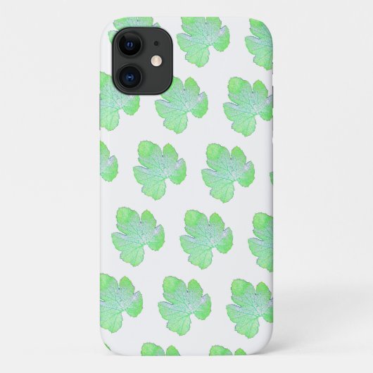 Telerugblad Textuur iPhone 11 Hoesje (Achterkant)