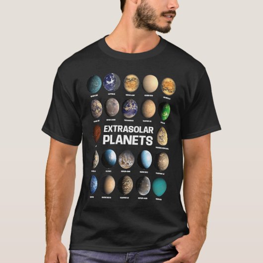 Telescoop Astronomie Extrasolar Planets Cosmology  T-shirt (Voorkant)