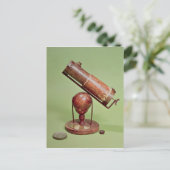 Telescoop die tot de Heer Isaac Newton 1671 Briefkaart (Staand voorkant)