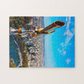 Telescoop Eiffeltoren Parijs. Legpuzzel (Horizontaal)
