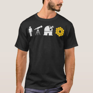 Telescoop Fan Sterrenbeelden Melkweg Astronomie T-shirt