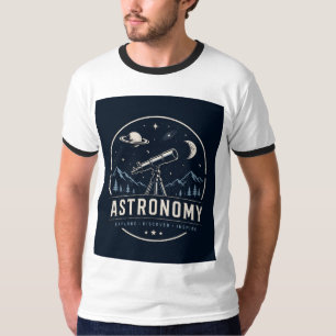 Telescoop Grafiek Astronomie T-shirt