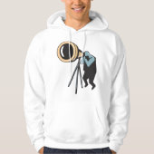 Telescoop Mannen Hoodie (Voorkant)