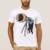 Telescoop Mannen T-shirt (Voorkant)