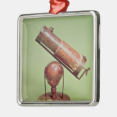 Telescoop van Sir Isaac Newton 1671 Metalen Ornament (Links)
