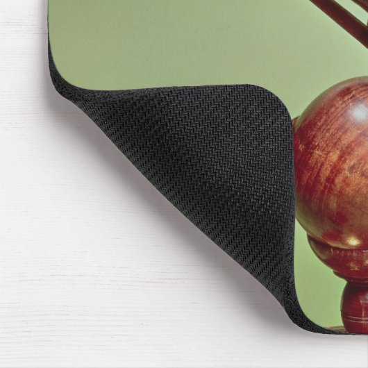 Telescoop van Sir Isaac Newton 1671 Muismat (Hoek)