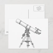 Telescooptekenreeks Briefkaart (Voorkant / Achterkant)