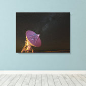 Telescope Milky Way | San Agustin New Mexico Canvas Afdruk (Insitu (Houten vloer))