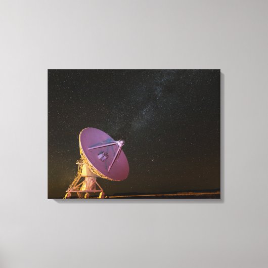 Telescope Milky Way | San Agustin New Mexico Canvas Afdruk (Voorkant)