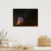 Telescope Milky Way | San Agustin New Mexico Poster (Keuken)