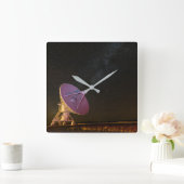 Telescope Milky Way | San Agustin New Mexico Vierkante Klok (Huis)