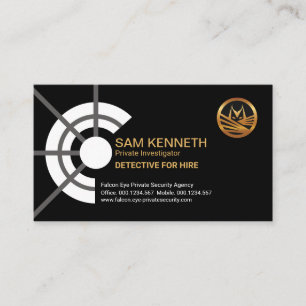 Telescopic Eye Pistool Scope Private Investigation Visitekaartje