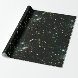 Telescopische Deep Space Galaxies Sterren Naadloos Cadeaupapier