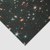 Telescopische Deep Space Galaxies Sterren Naadloos Tissuepapier (Detail)