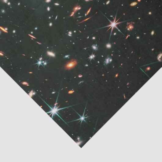 Telescopische Deep Space Galaxies Sterren Naadloos Tissuepapier (Detail)