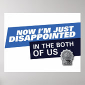 Teleurgesteld · Brooklyn 99 Poster (Voorkant)