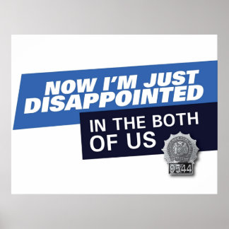 Teleurgesteld · Brooklyn 99 Poster