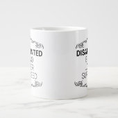 Teleurgesteld, maar niet meer verrast grote koffiekop (Voorkant)