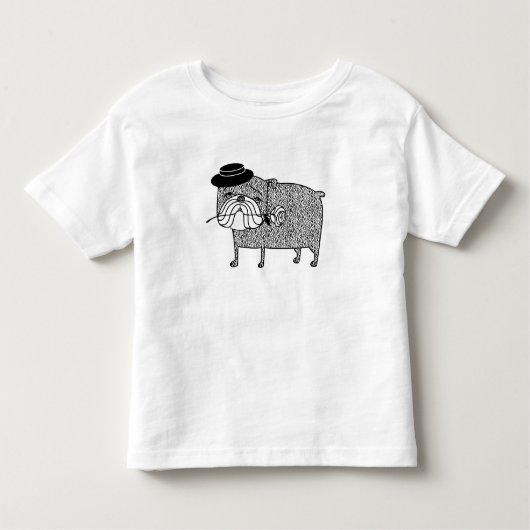 Teleurgestelde Bulldog: Droevige Romance Kinder Shirts (Voorkant)