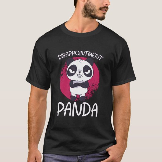 Teleurgestelde Panda Wilde Panda T-shirt (Voorkant)