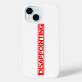 teleurstellend stempel Case-Mate iPhone case (Achterkant)
