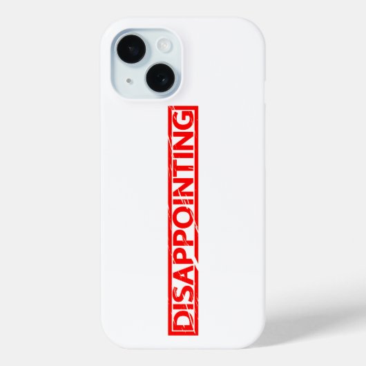 teleurstellend stempel Case-Mate iPhone case (Achterkant)