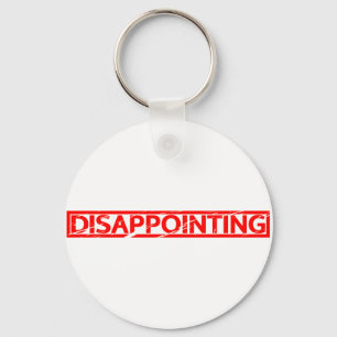 teleurstellend stempel sleutelhanger