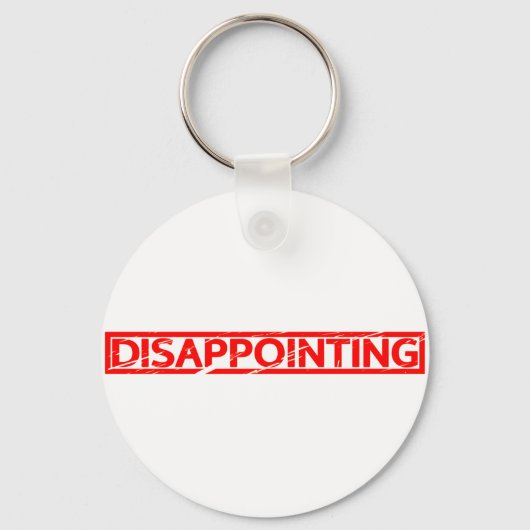 teleurstellend stempel sleutelhanger (Voorkant)