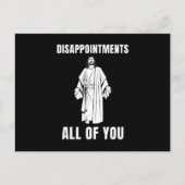 teleurstelling jullie allemaal Jezus Sarcastische  Feestdagenkaart (Voorkant)