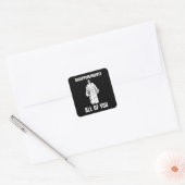 teleurstelling jullie allemaal Jezus Sarcastische  Vierkante Sticker (Envelop)