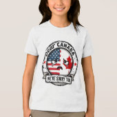 Teleurstelling Liefde USA Canada Beste Canada ware Tri-Blend Shirt (Voorkant)