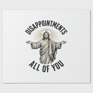 Teleurstellingen Alledrie Oude Religieuze T-shirt Cadeaupapier