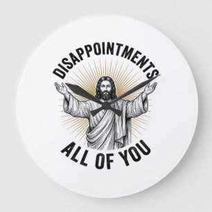 Teleurstellingen Allemaal Vintage Religieus T-Shir Grote Klok