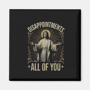 Teleurstellingen Allemal Jezus Meme Grappig Christ Magneet