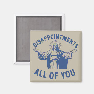 Teleurstellingen Allemal Retro Jezus Meme Christus Magneet