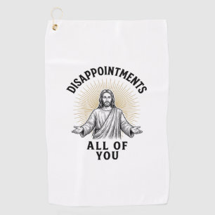 Teleurstellingen Allemal Vintage Religieus T-shirt Golfhanddoek