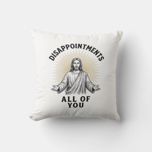 Teleurstellingen Allemal Vintage Religieus T-Shirt Kussen