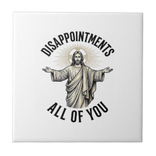 Teleurstellingen Allemal Vintage Religieus T-Shirt Tegeltje